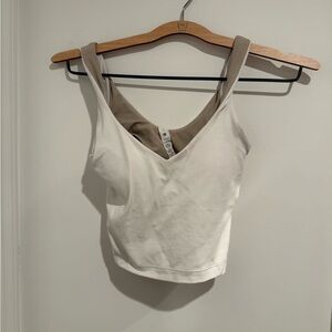 Lululemon Womens White Align tank (size 0)